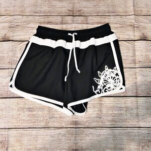 Athleta Black and White Hana Run Runnings Shorts Size XXS